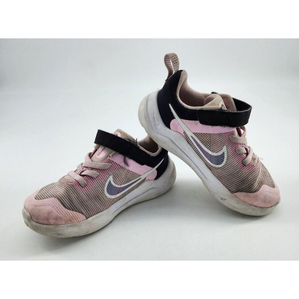 Nike Downshifter 12 Sneaker Toddler Shoes Hook &‎ Loop DM4191-600 Pink Size 9C